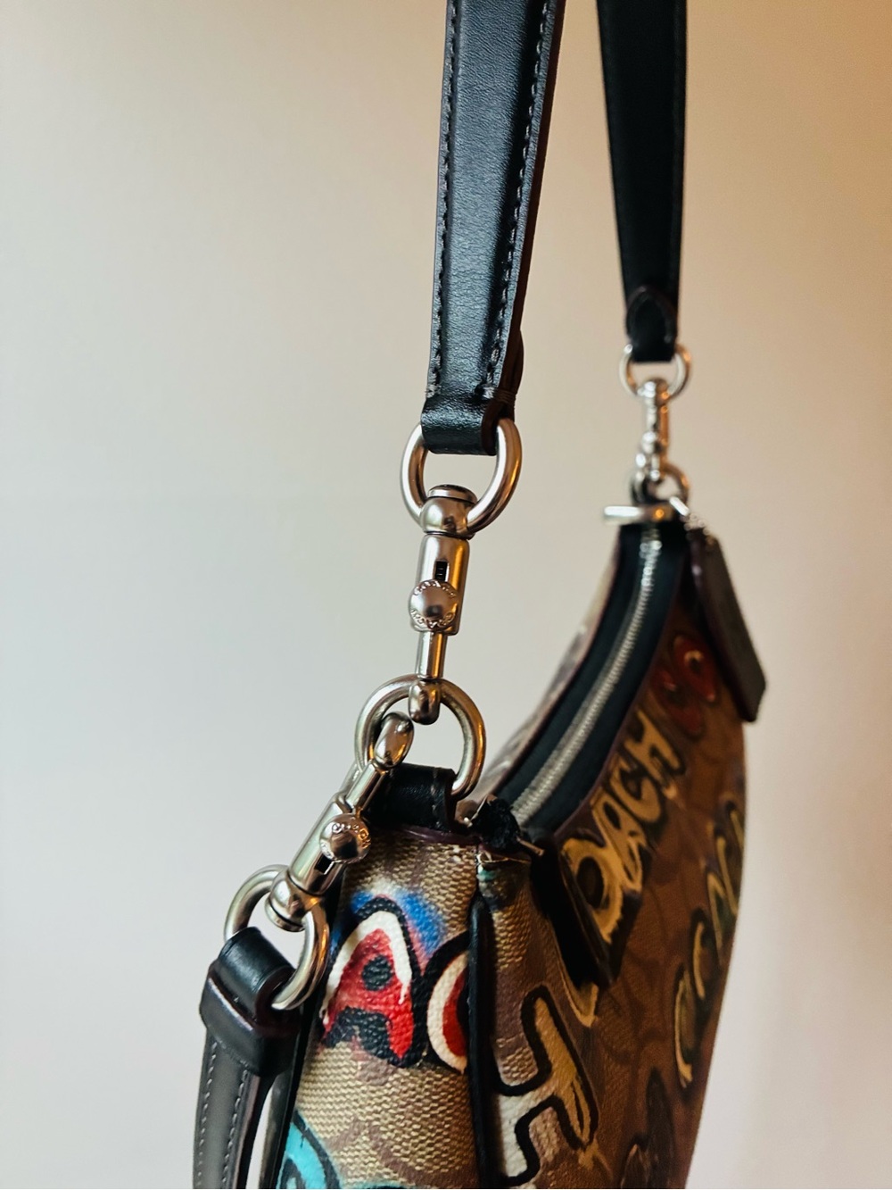 Coach X Mint + Serf Teri Shoulder Crossbody Bag, Graffiti, CM096 - Picture 11 of 14